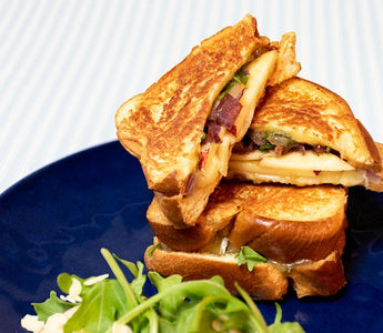 brie, fig & apple sliced brioche sandwich | bakerly